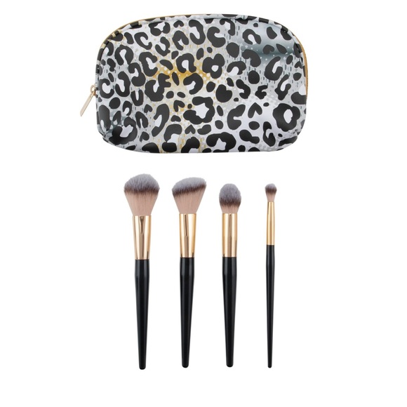 Candie's Other - Candie Couture Brush Set with Cosmetic Bag 5pc-Black
